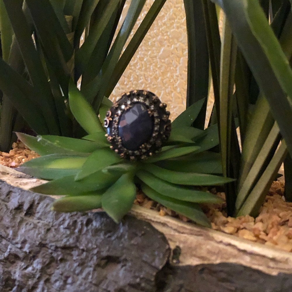 Antique style Ring sultana sterling silver 925